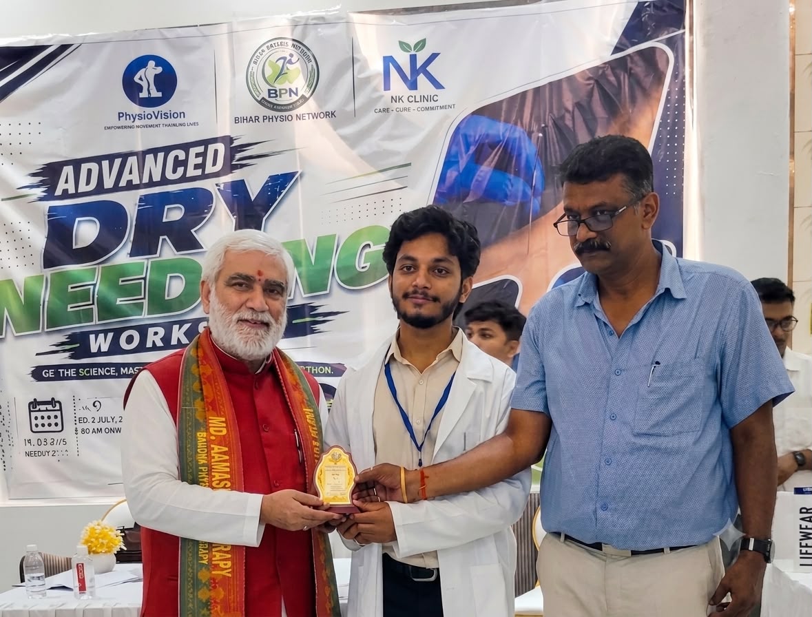 Dry needling therapy award ceremony